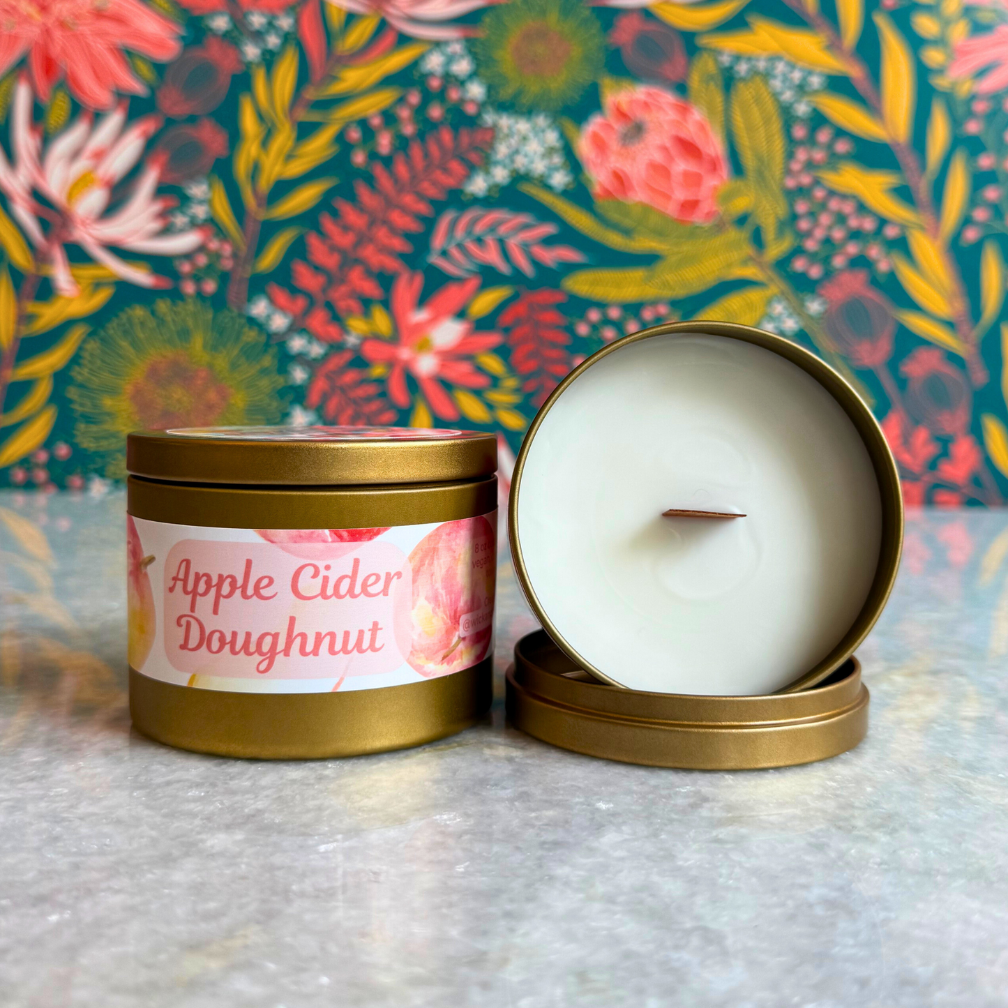 Apple Cider Doughnut Candle