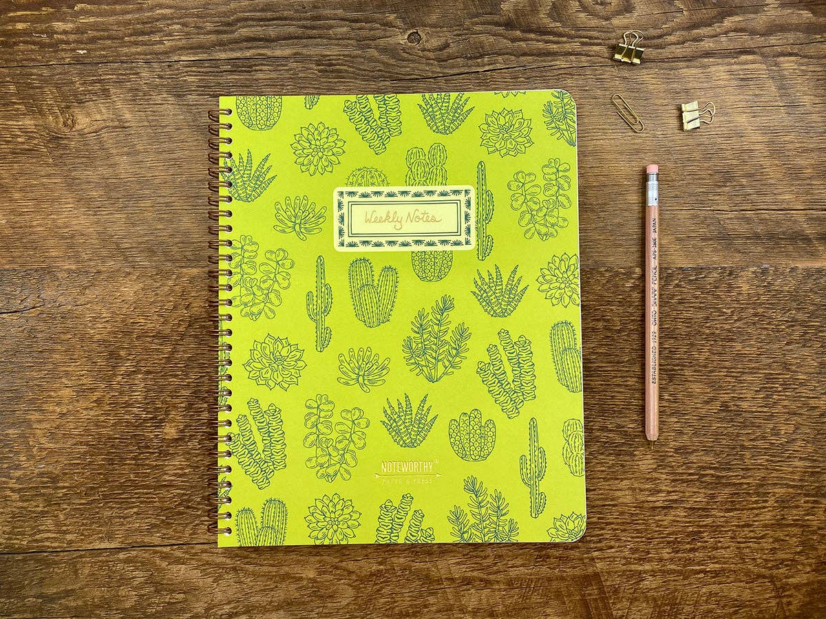 Cactus Weekly Fill-In Planner