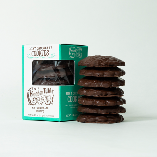 Mint Chocolate Tea Cookies