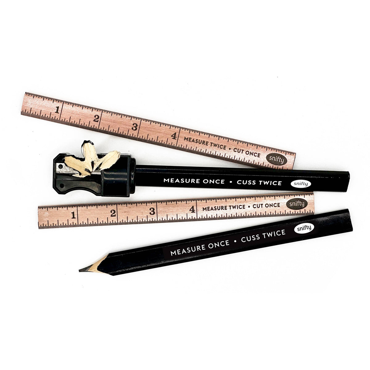 Wood + Work Carpenter Pencil Set