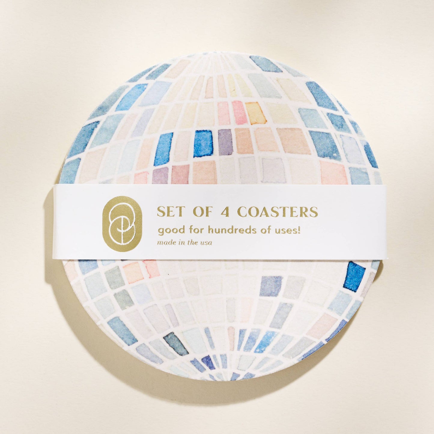 Disco Ball Coaster Set