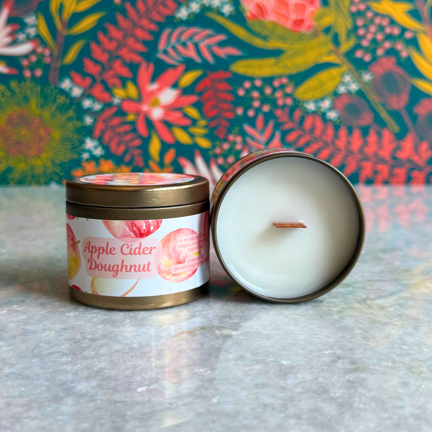 Apple Cider Doughnut Candle