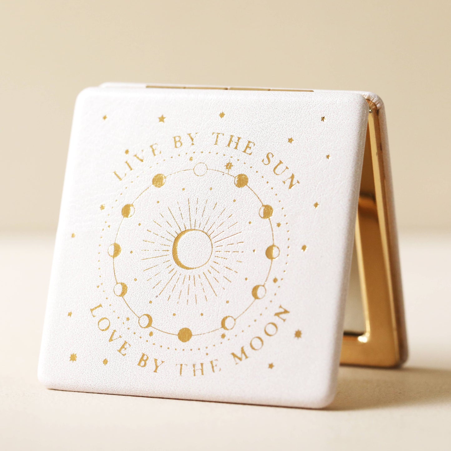 Live by the Sun Compact Mirror