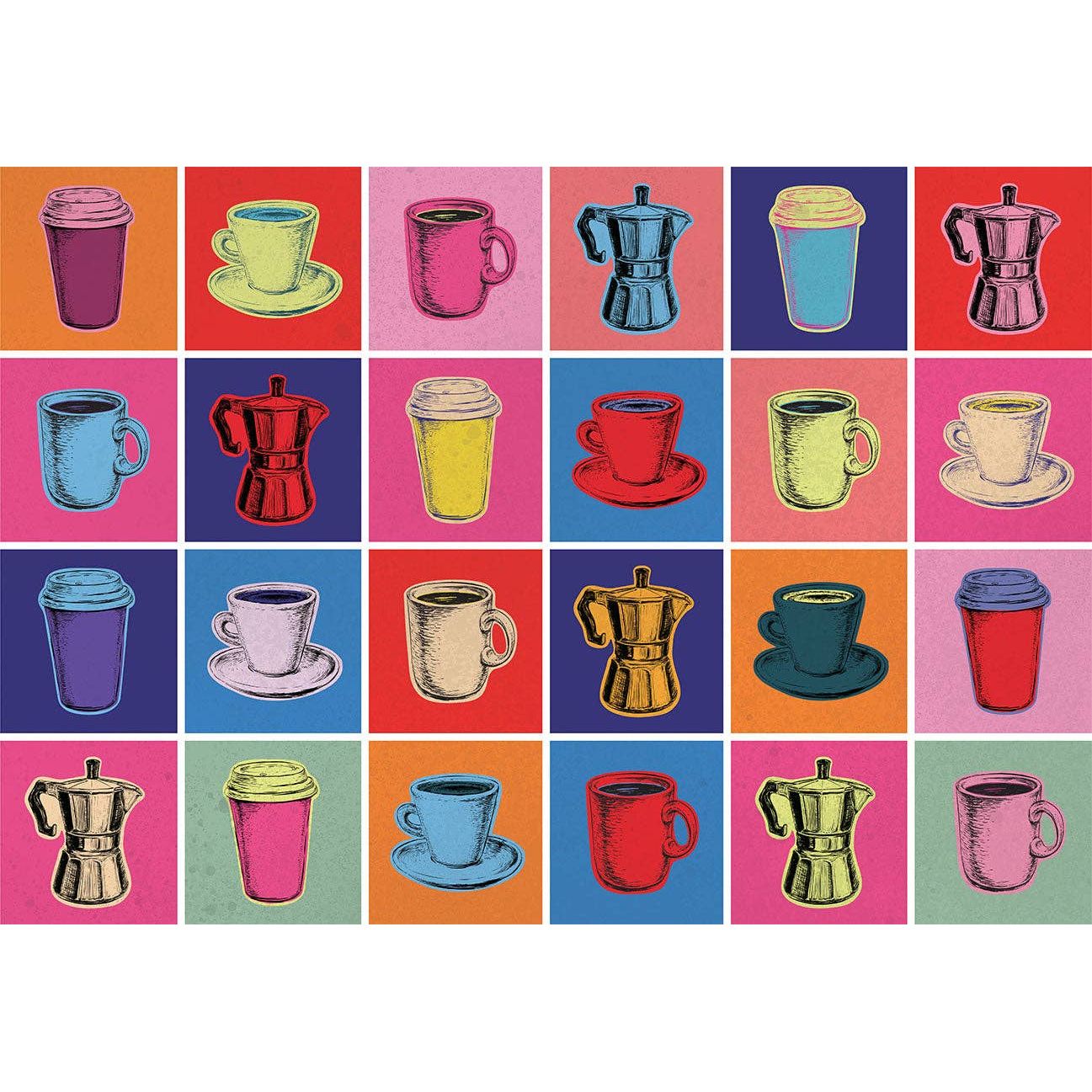 Pop Art Coffee 1000 Piece Adult Puzzle