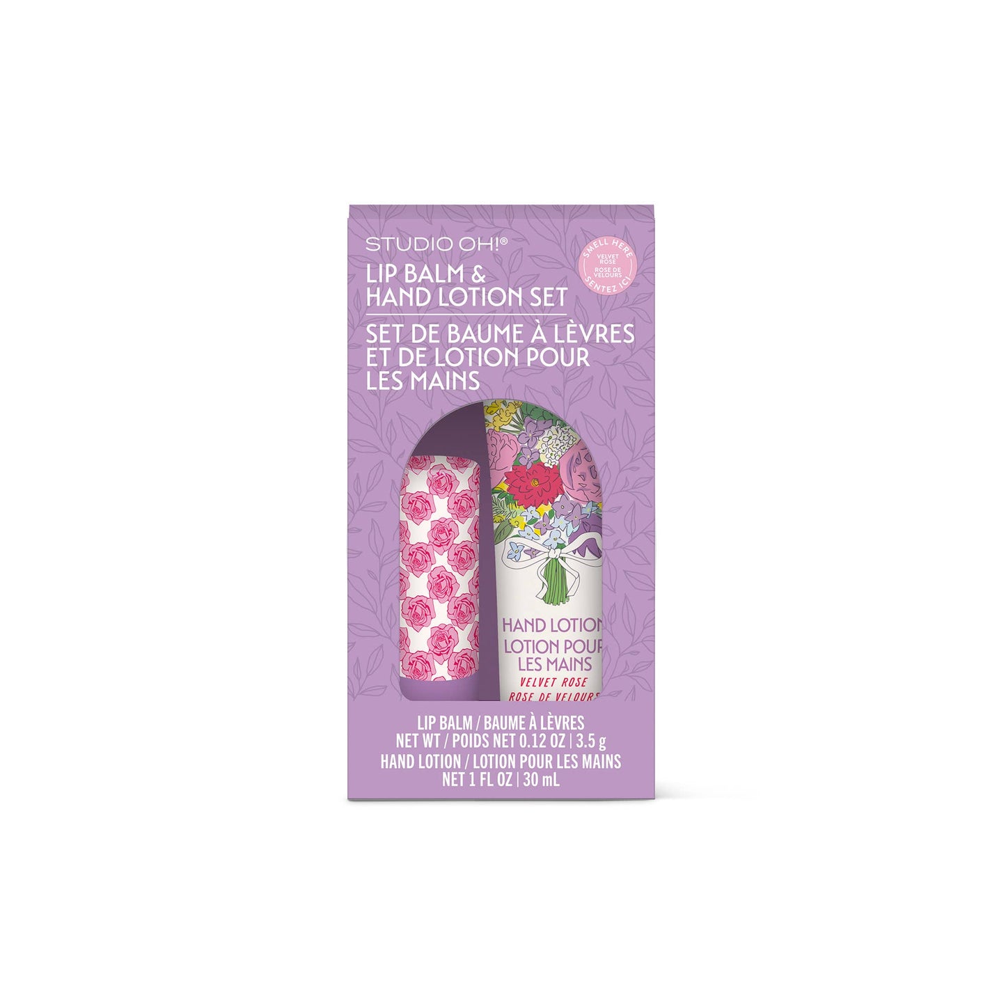 Petite Rose Lip Balm & Hand Lotion Set