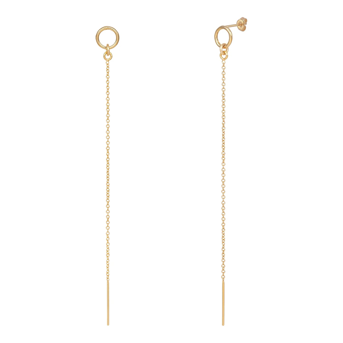 Circle Linear Earrings
