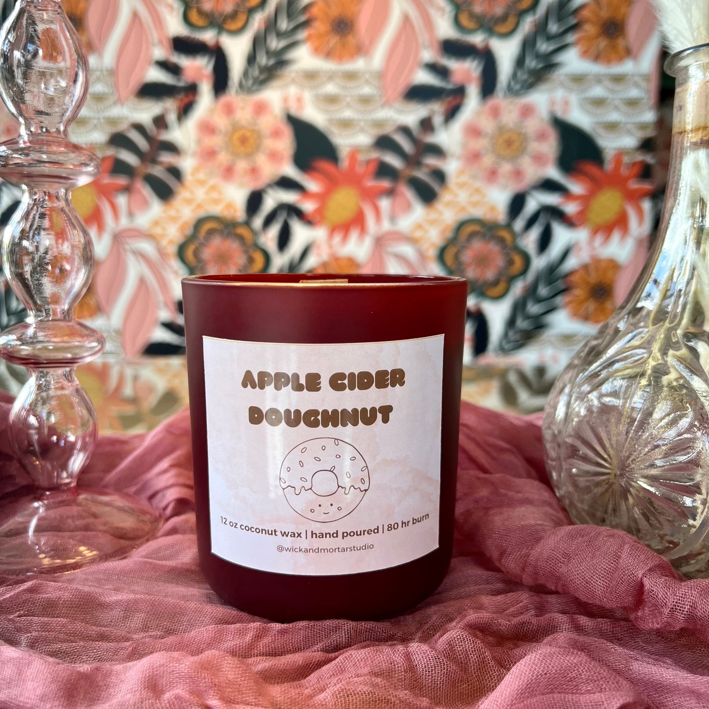Apple Cider Doughnut Candle