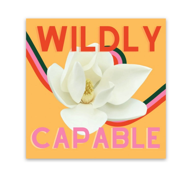 Wildly Capable Greeting Card