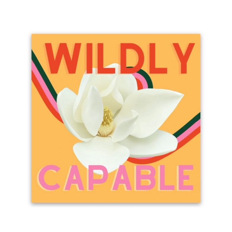 Wildly Capable Greeting Card