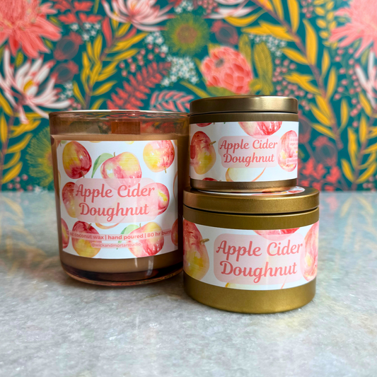 Apple Cider Doughnut Candle