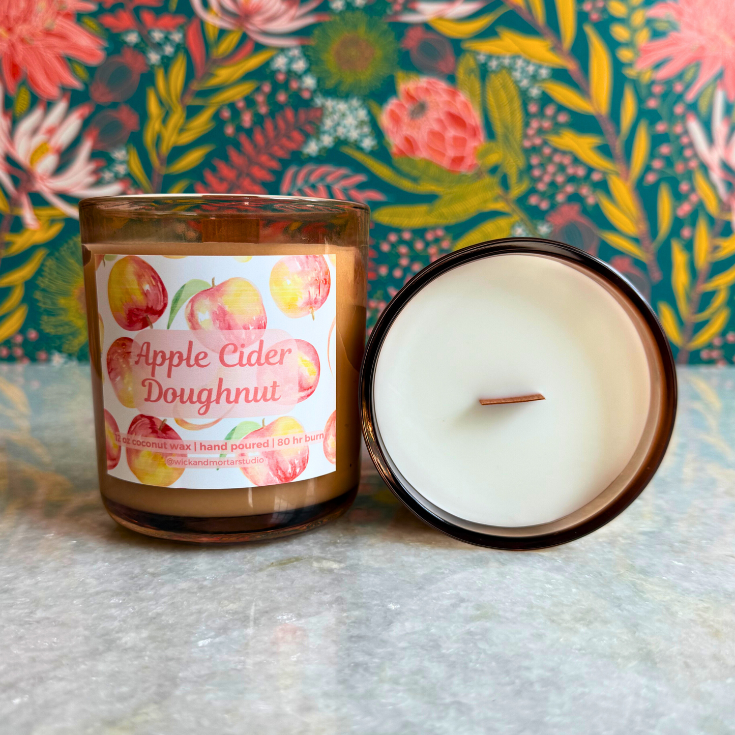 Apple Cider Doughnut Candle