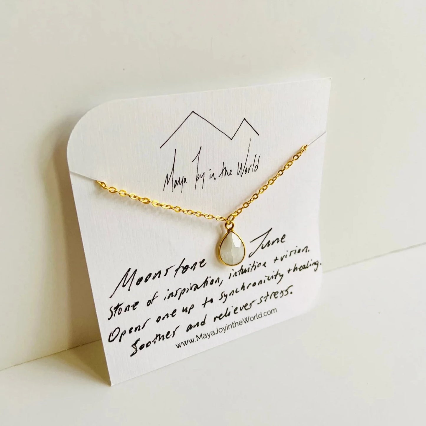 June Birthstone Necklace