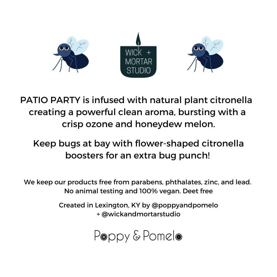 Patio Party Citronella Candles