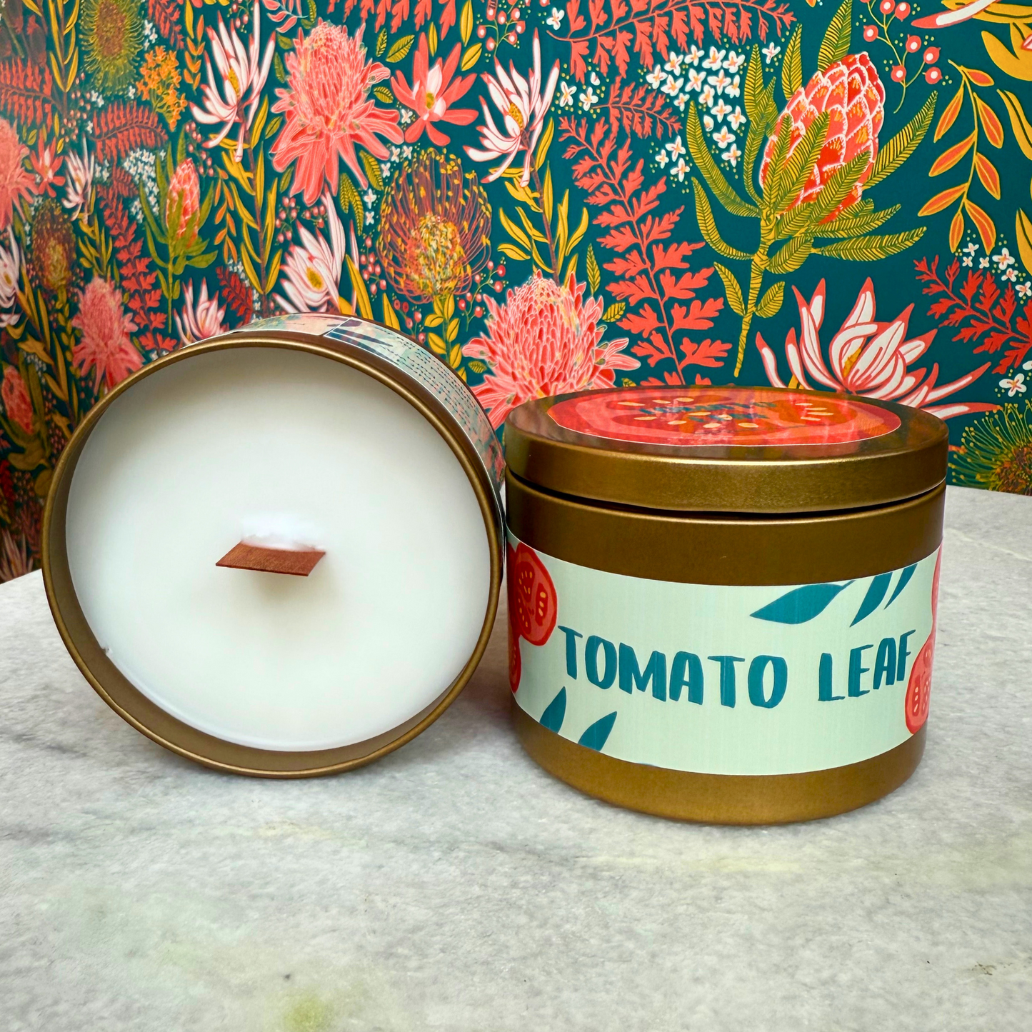 Tomato Leaf Candle