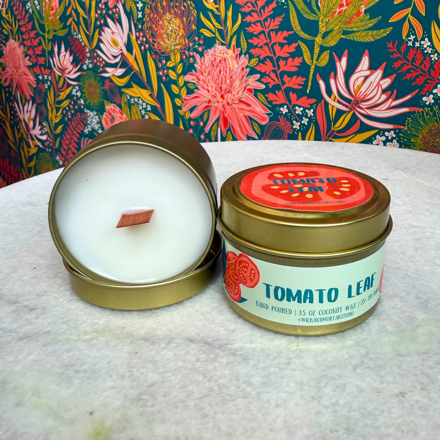 Tomato Leaf Candle