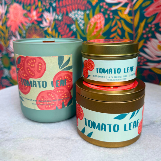 Tomato Leaf Candle