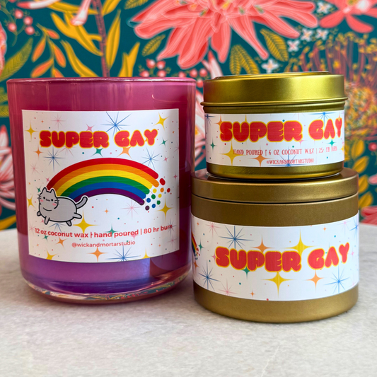Super Gay Candle