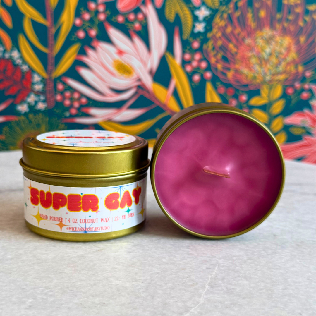 Super Gay Candle