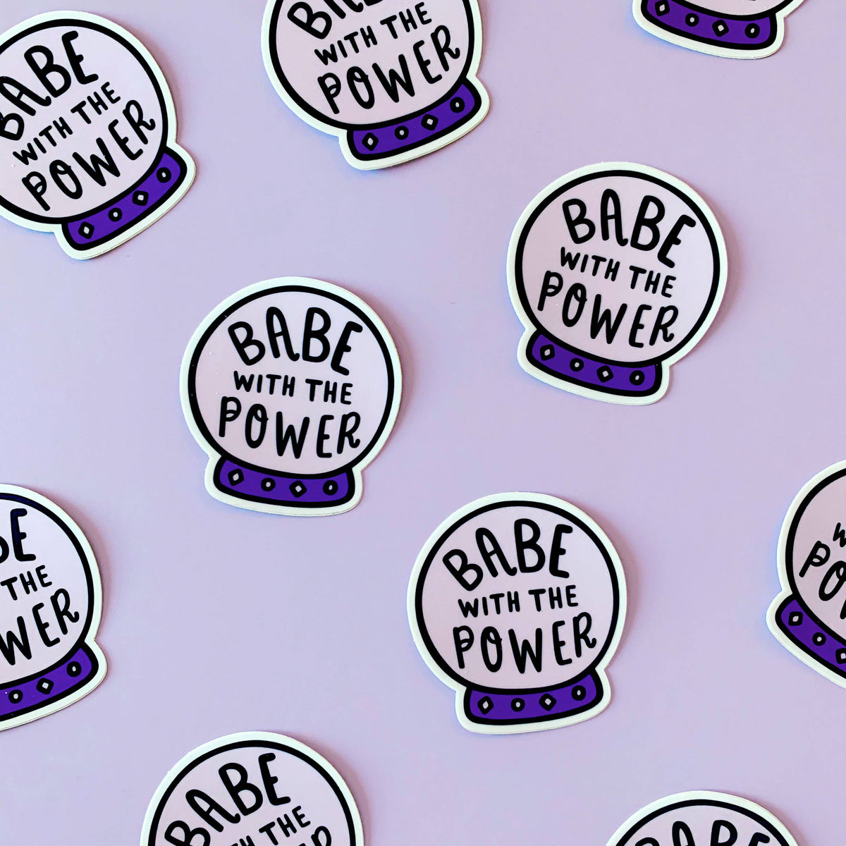 Babe With The Power Crystal Ball Sticker | Labyrinth Inspired Vinyl Decal