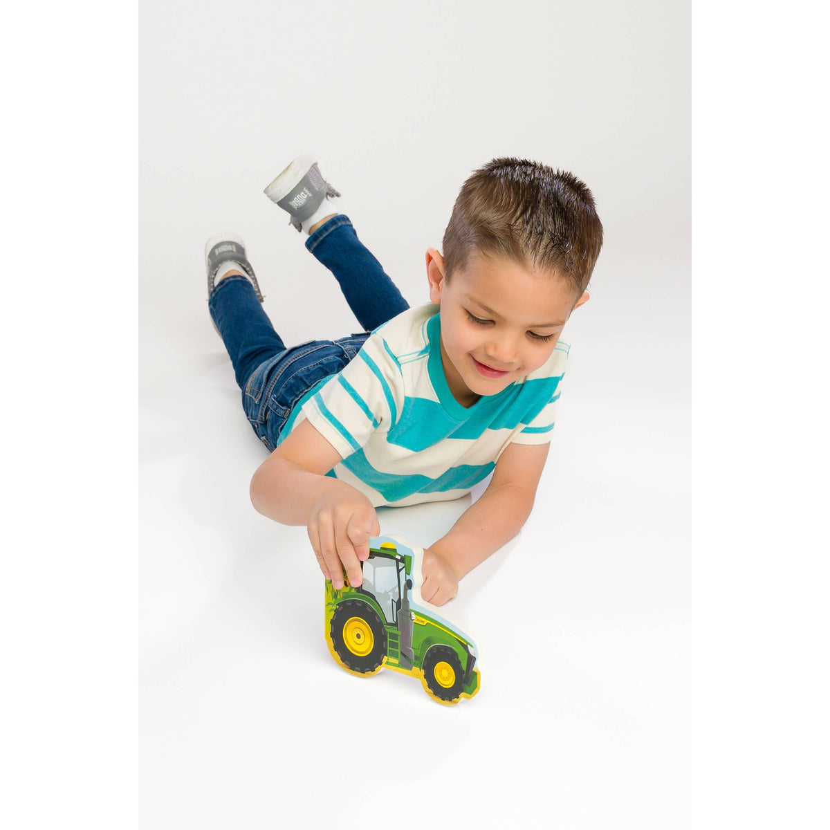 John Deere Kids: How Tractors Work Shaped Board Book