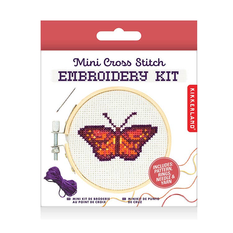 Butterfly Mini Cross Stitch Kit