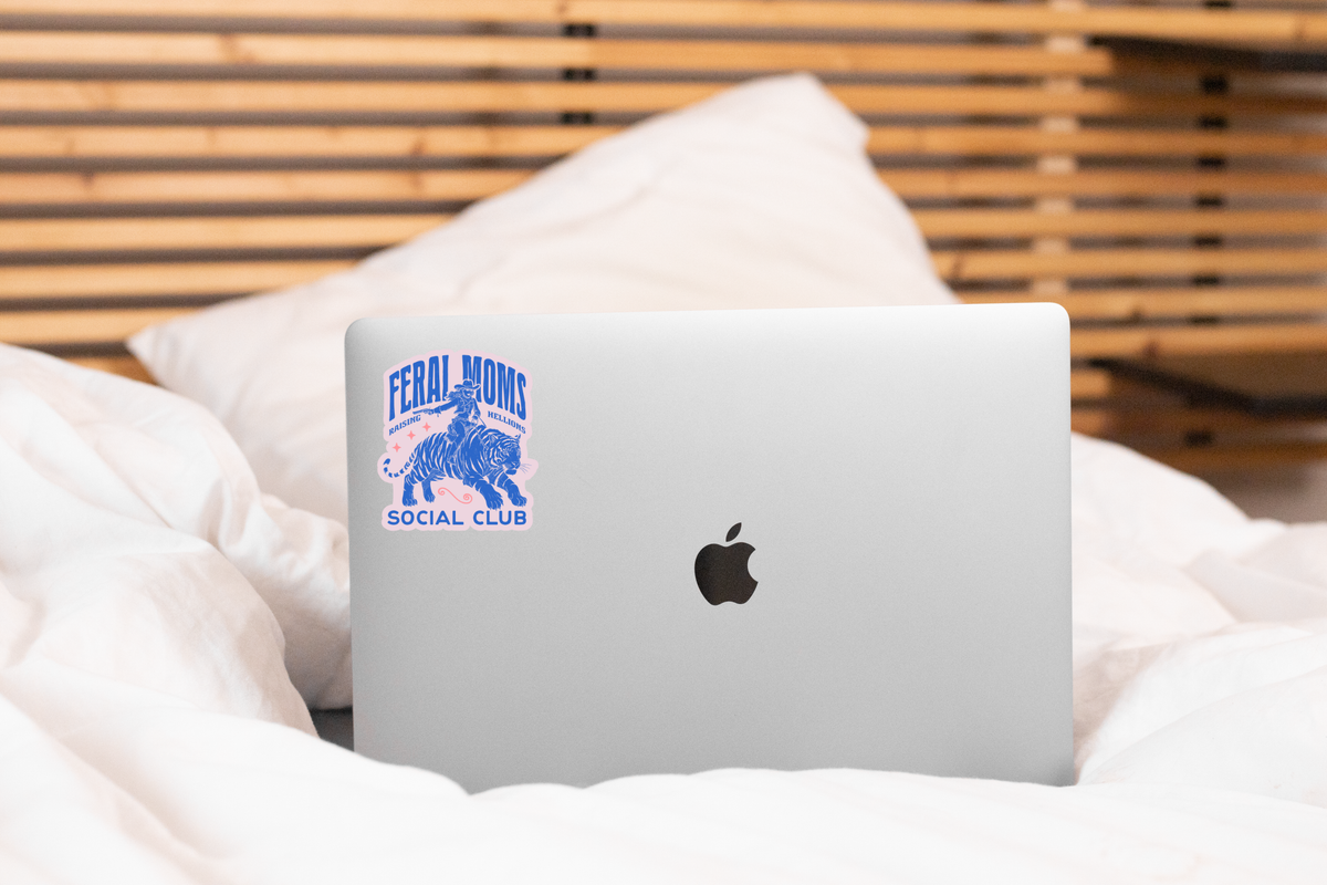Western Cowgirl Girl Power Vinyl Sticker