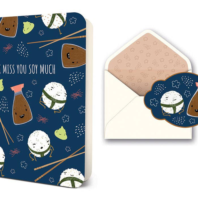 I Miss You Soy Much Greeting Card