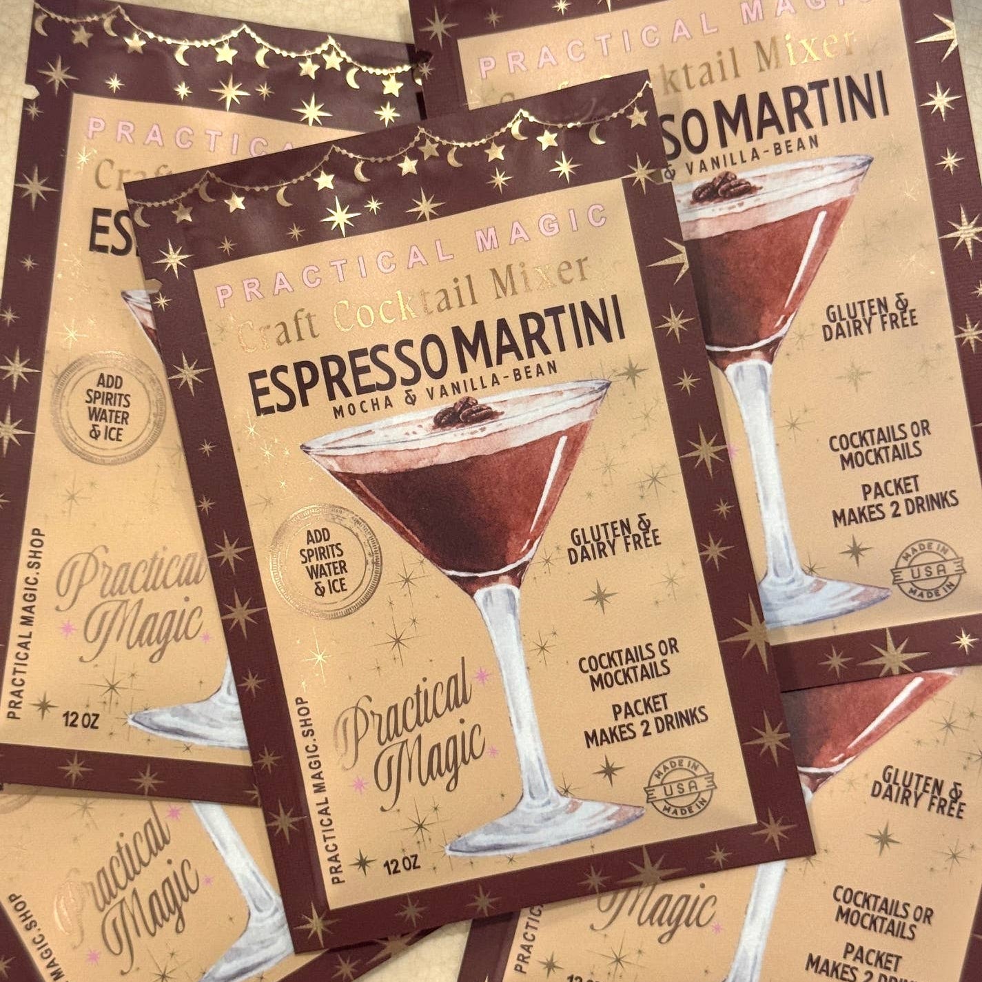 Espresso Martini Mix Packet | Mocha & Vanilla Single-Serve Cocktail Mixer