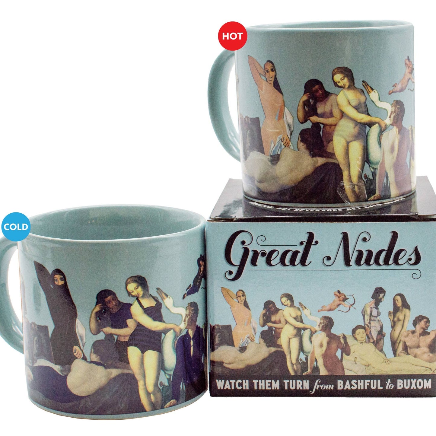 Great Nudes of Art Heat-Changing Coffee Mug
