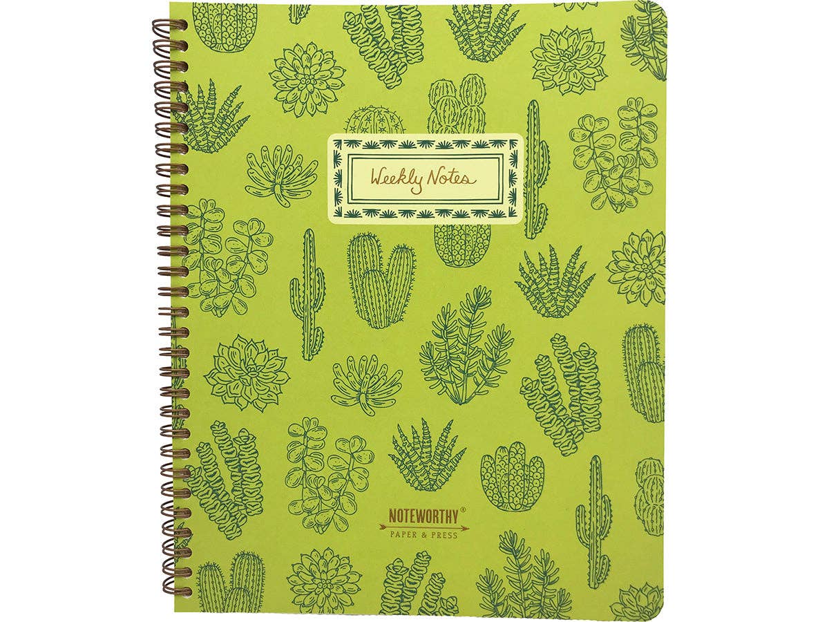 Cactus Weekly Fill-In Planner