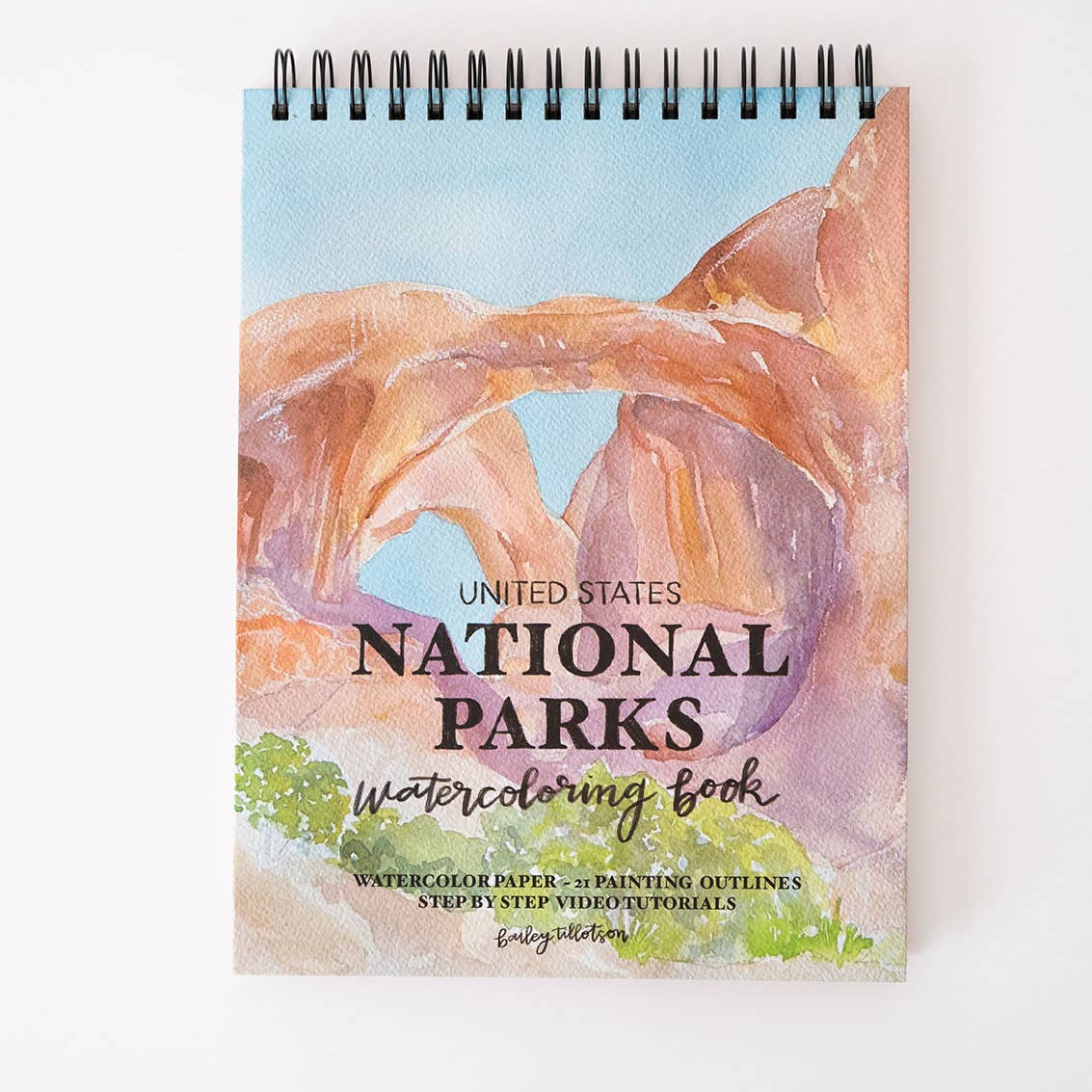 National Parks Watercolor Book
