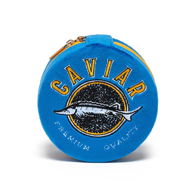 Caviar Tin Velvet Jewelry Case