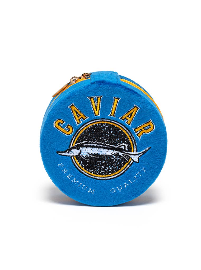 Living Royal Velvet Jewelry Travel Zip Case