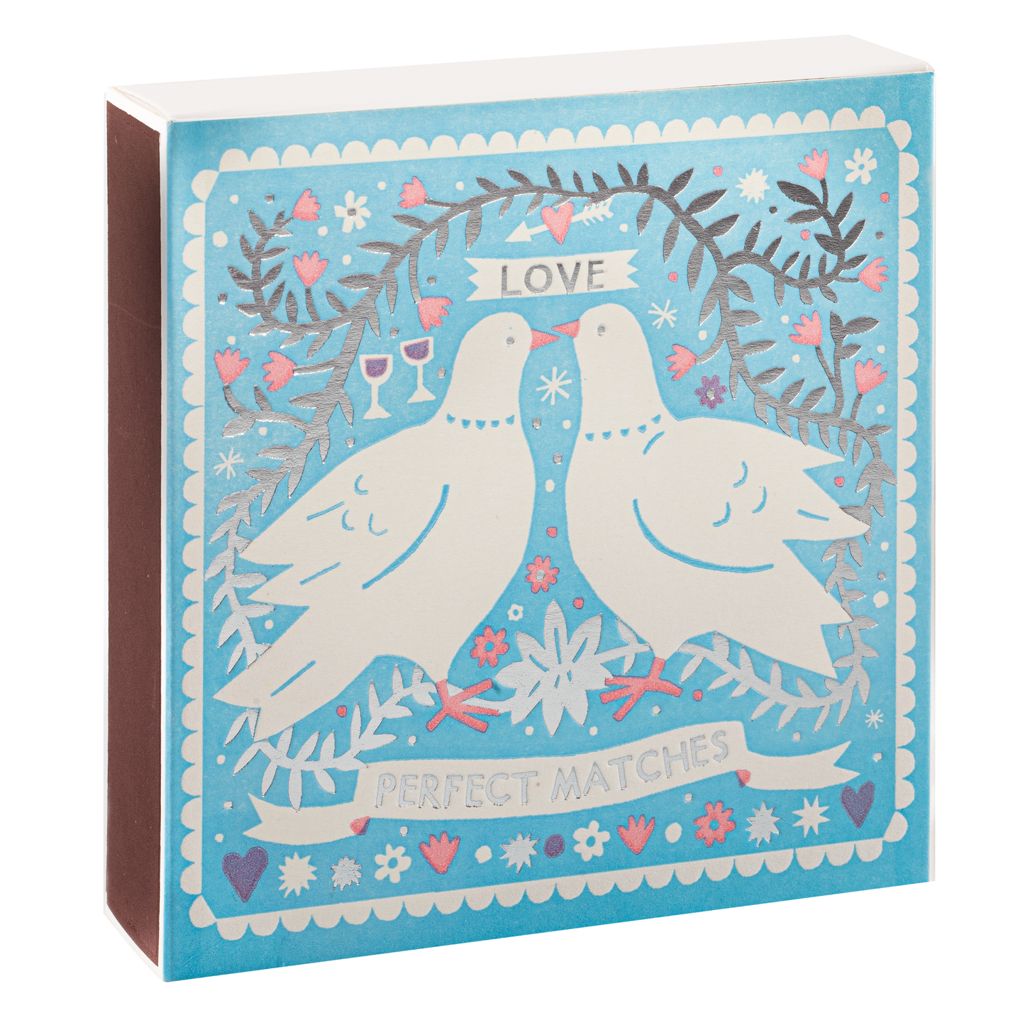 Love Perfect Match Safety Matches | Dove Decorative Matchbox with 125 Matches