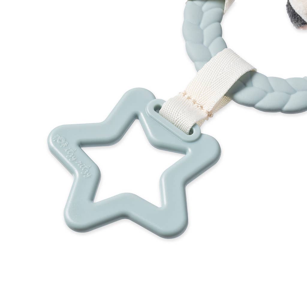 Bitzy Busy Ring™ Teething Activity Toy: Veggie