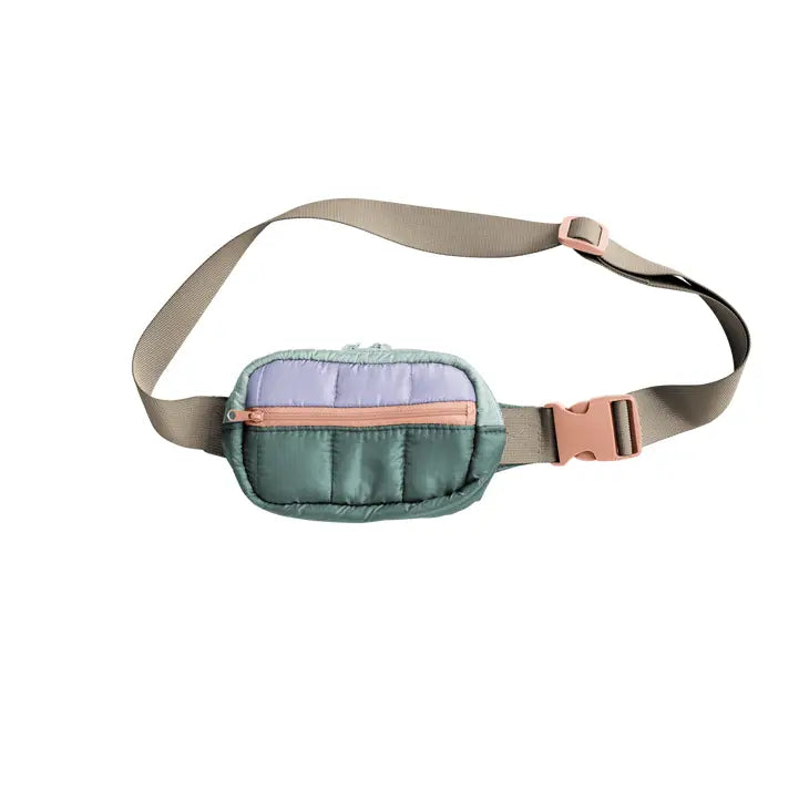 Color Block Belt Bag