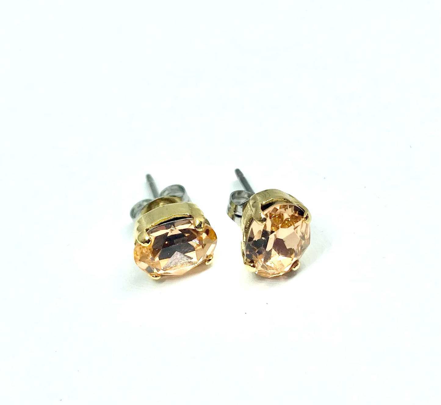Topaz Oval Studs