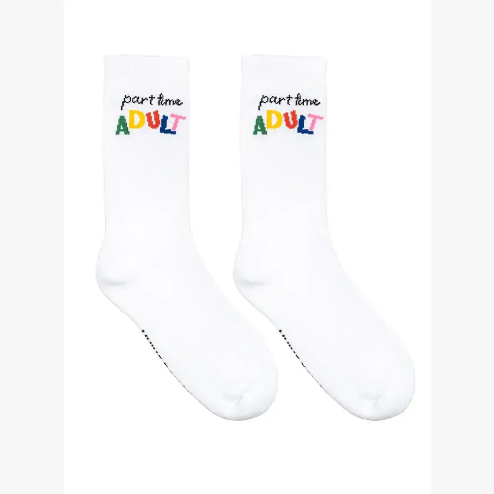 Part Time Adult Crew Socks