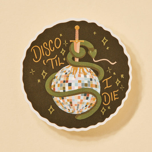 Disco Till I Die Sticker