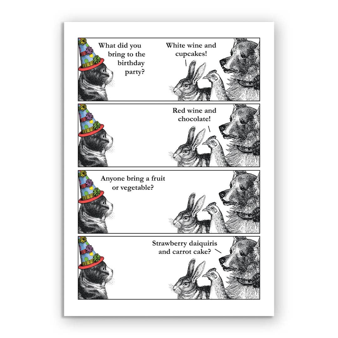Fruit or Veg Birthday Greeting Card
