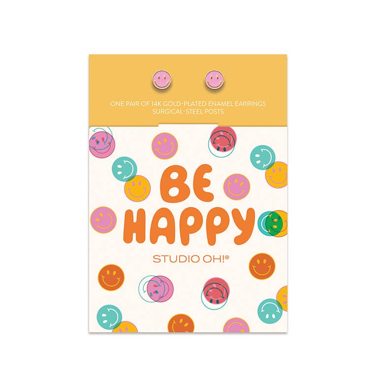 Be Happy Good Day Earrings