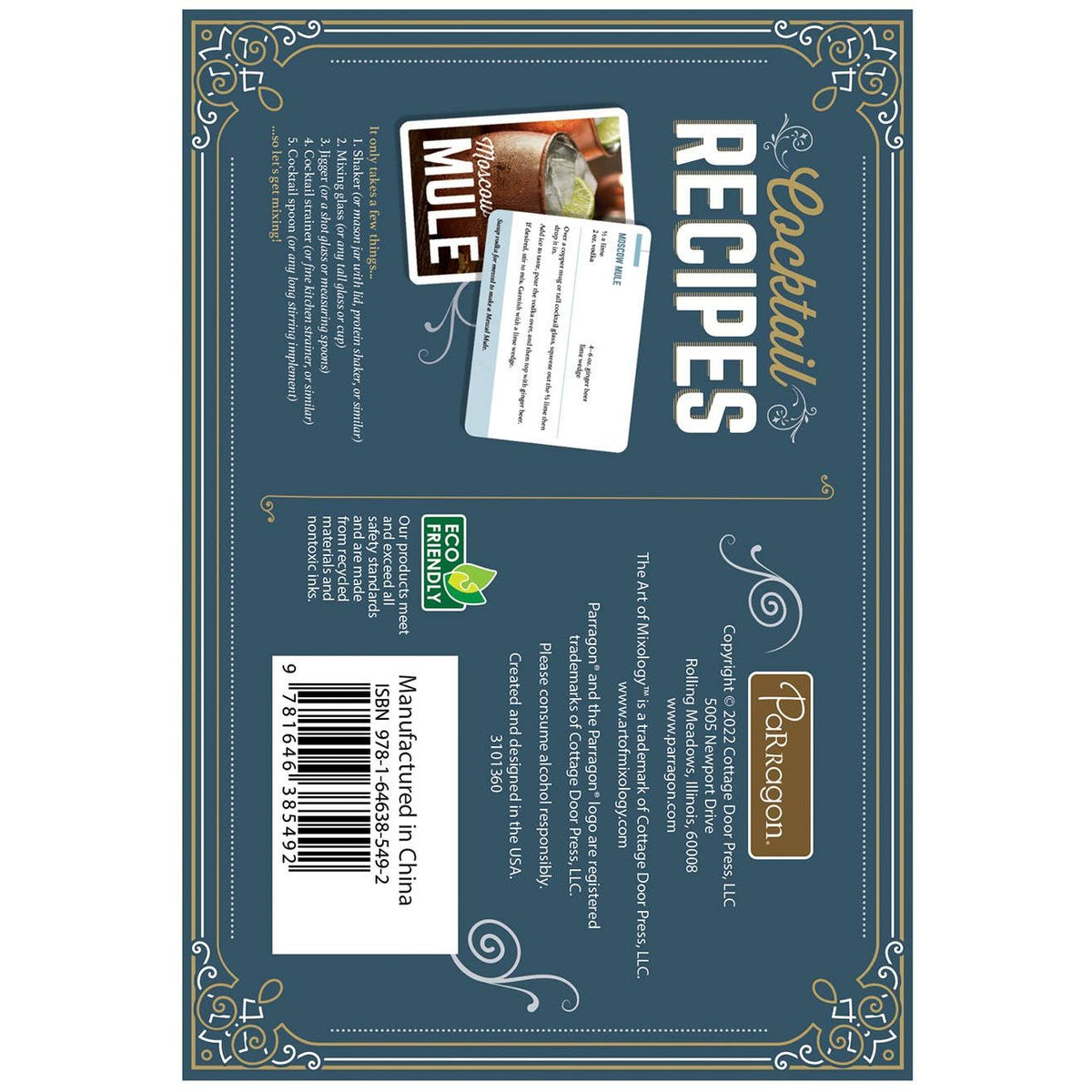The Art of Mixology Cocktail Recipes Cards
