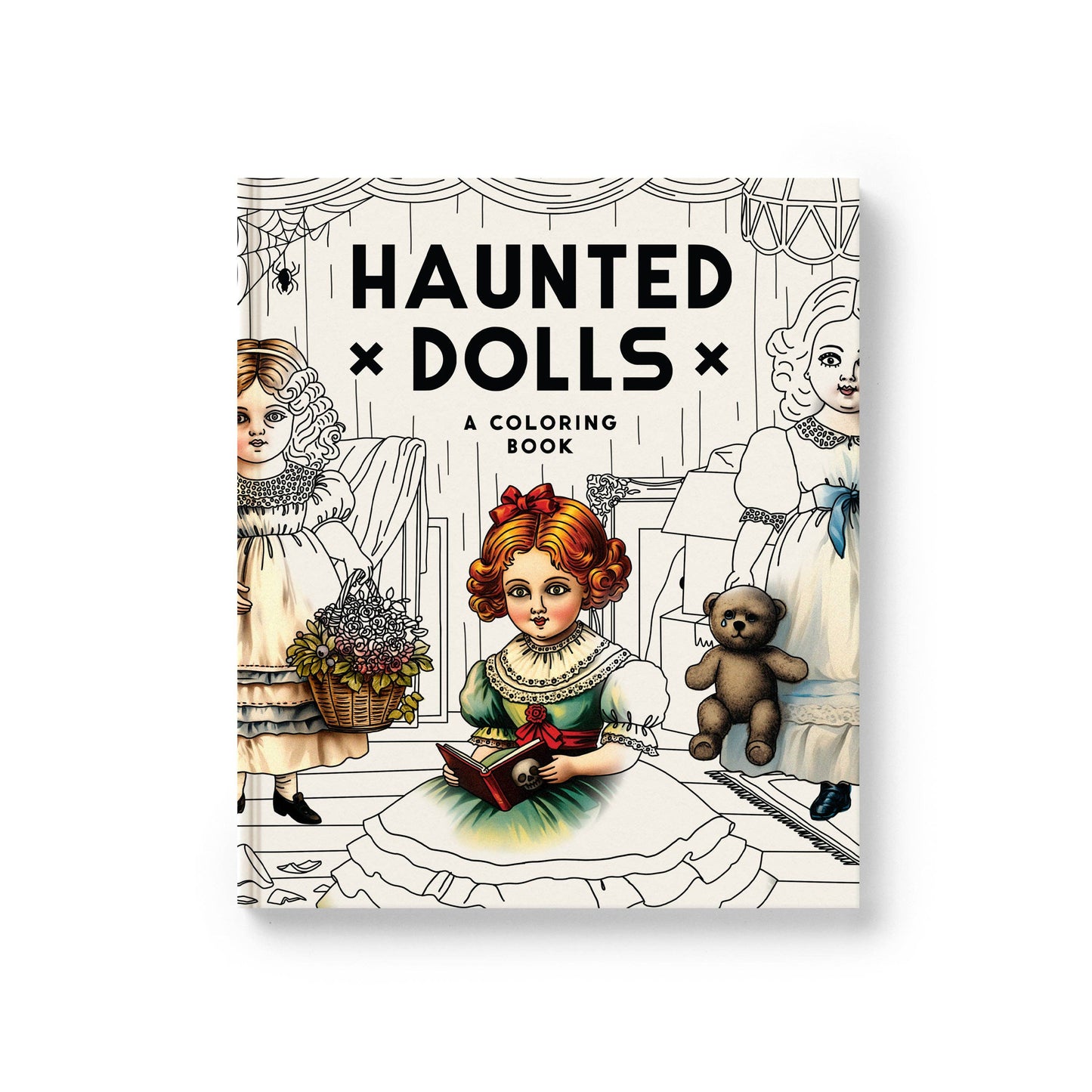 Haunted Dolls Coloring Book | Creepy Gothic Adult Coloring Book