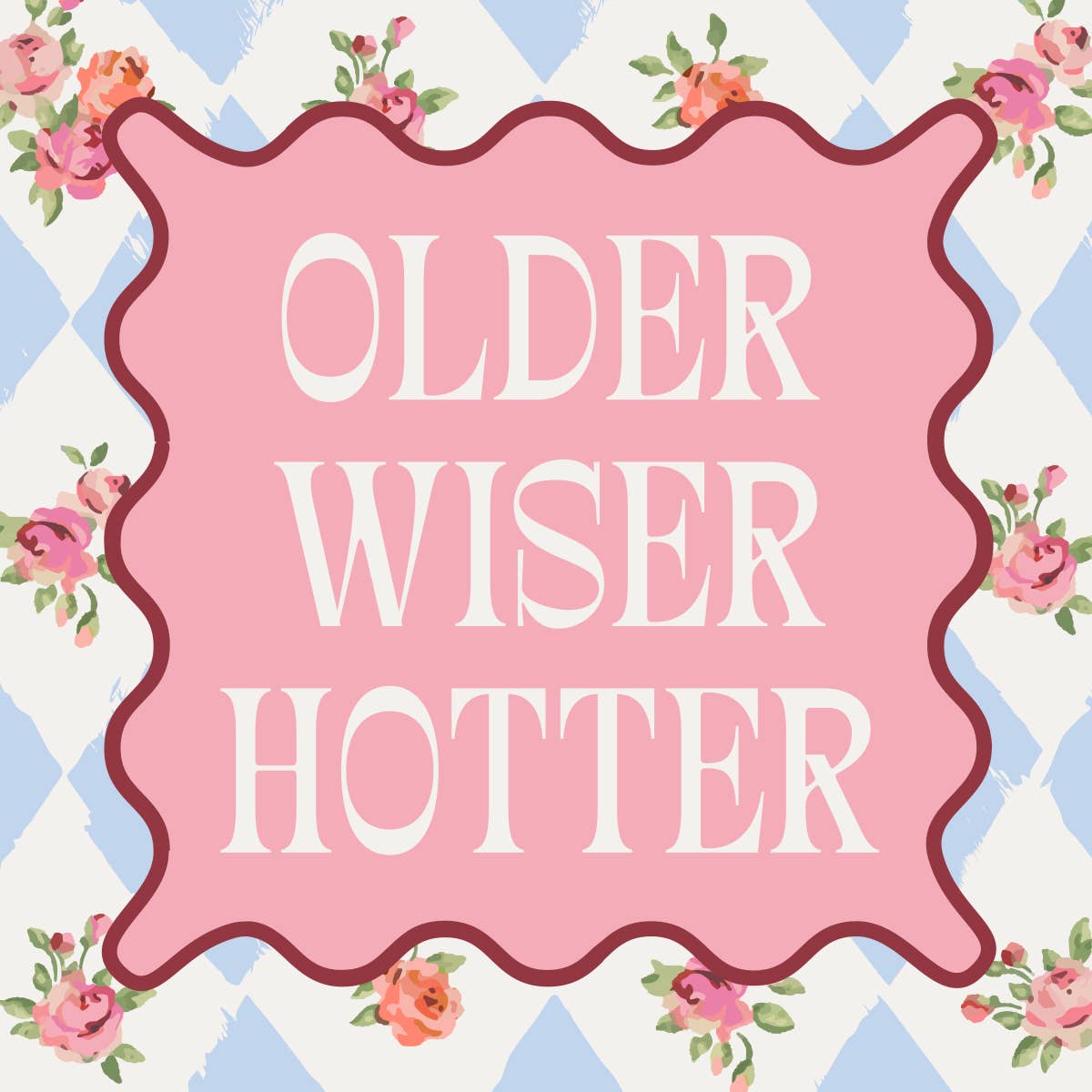 Older, Wiser, Hotter Birthday Cocktail Napkins | 20-Pack Party Napkins