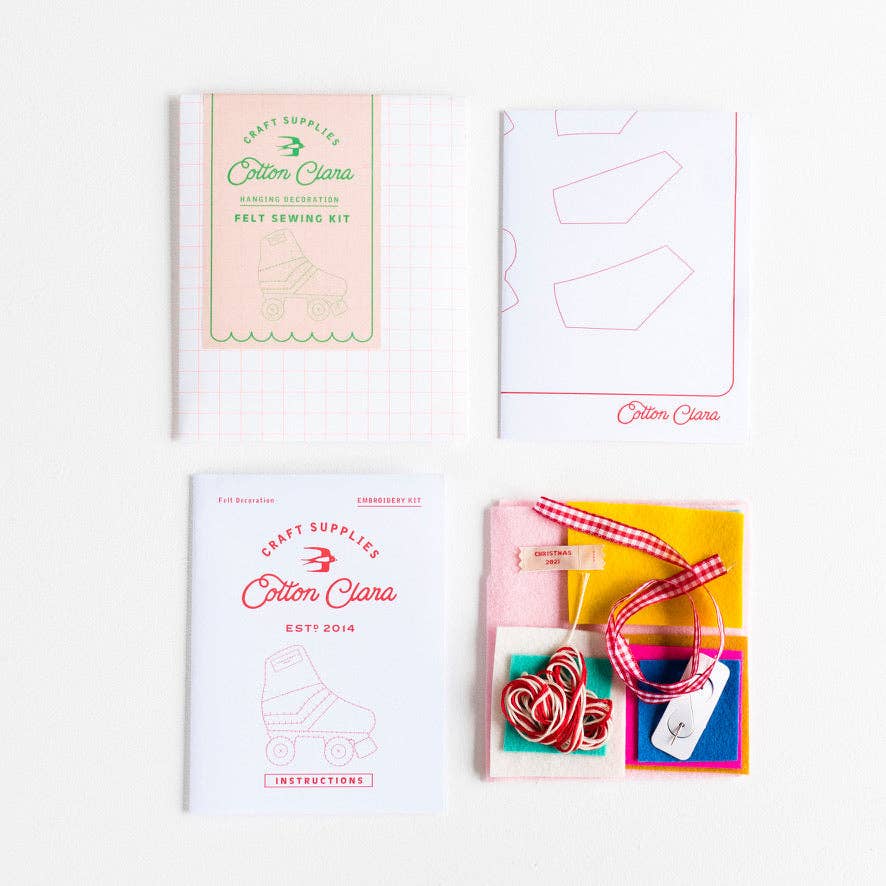 Roller Skate Sewing Kit Decoration
