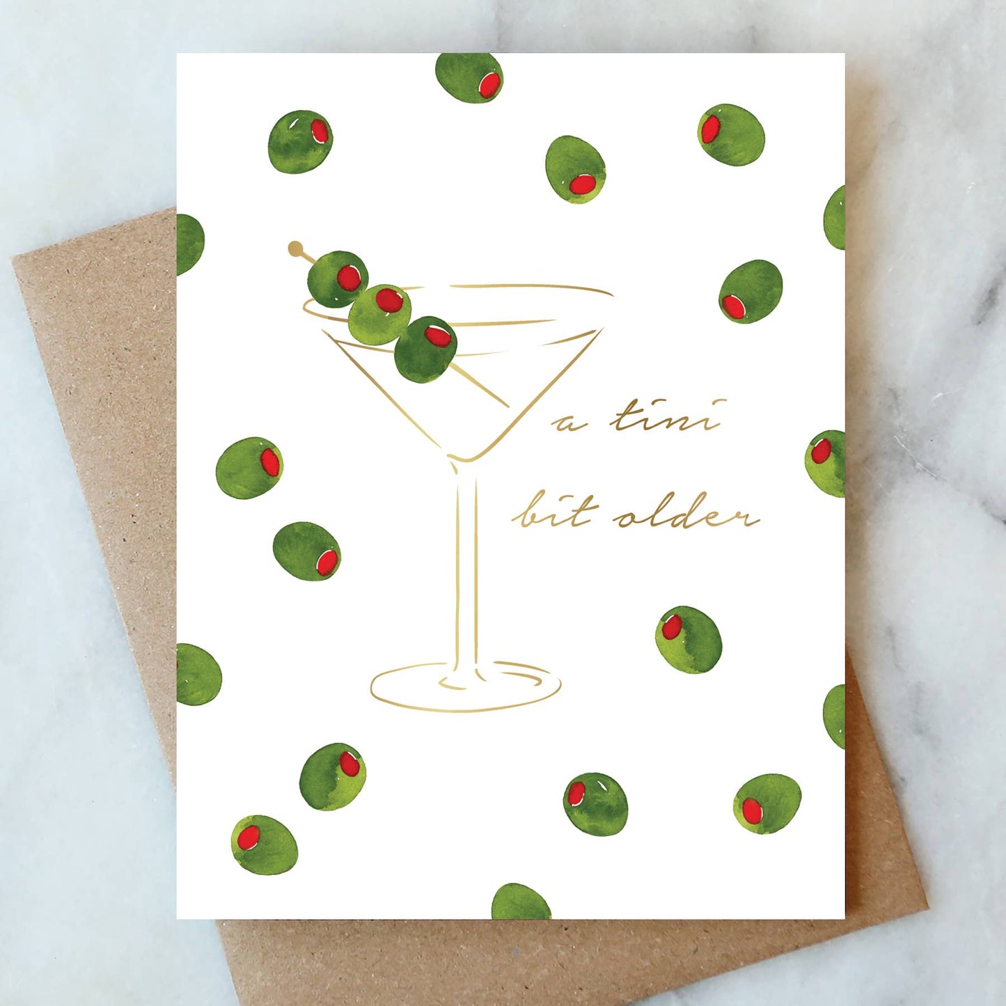 Olives Birthday Greeting Card