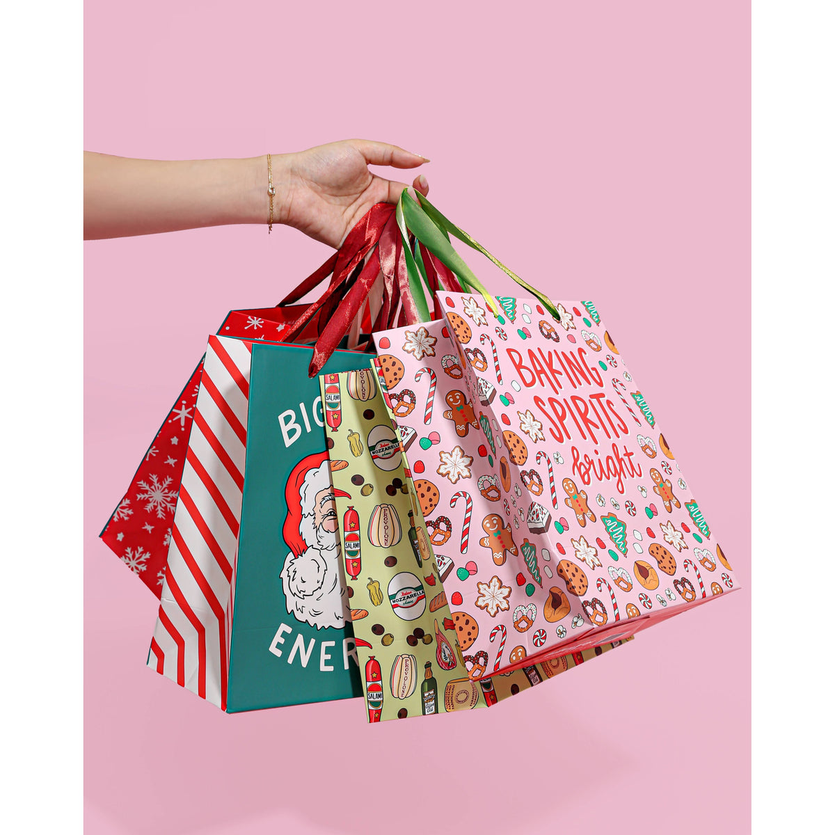 Big Nick Energy Holiday Gift Bag | Funny Santa Christmas Gift Bag