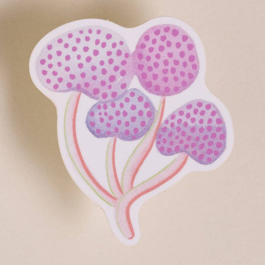 Purple Mushroom Sticker