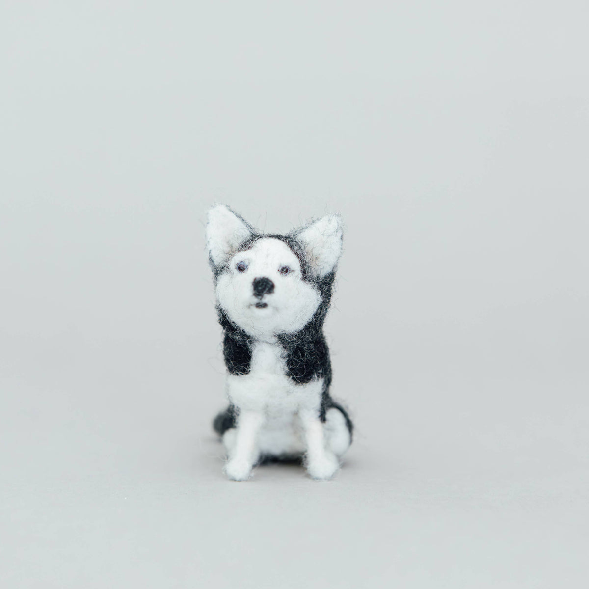 Siberian Husky Needle Felting Kit | Little Felted Friends