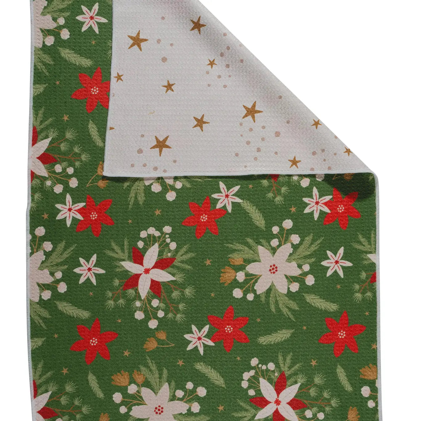 Poinsettia Tea Towel